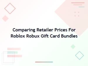 How to Compare Robux Gift Card Bundle Prices